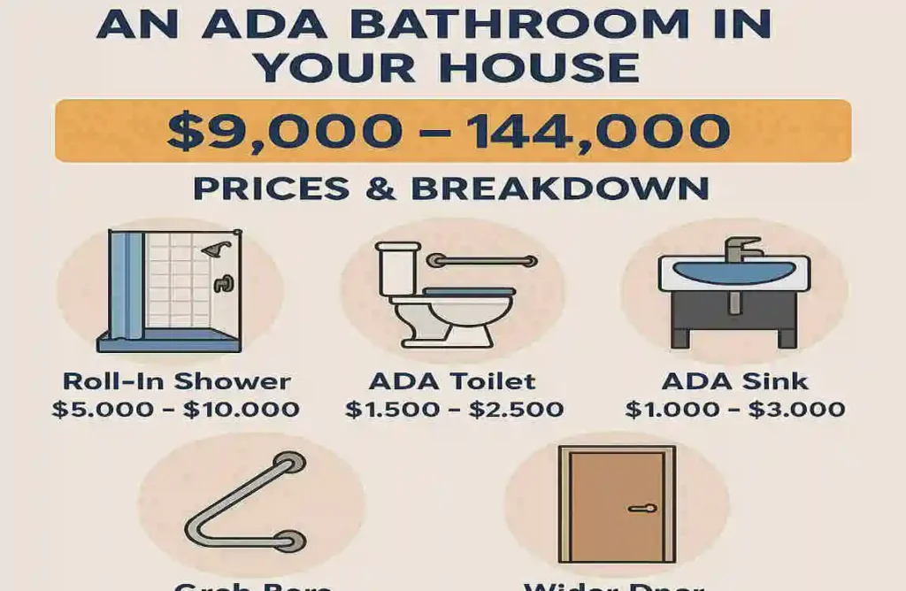 how much does it cost to build an ada bathroom