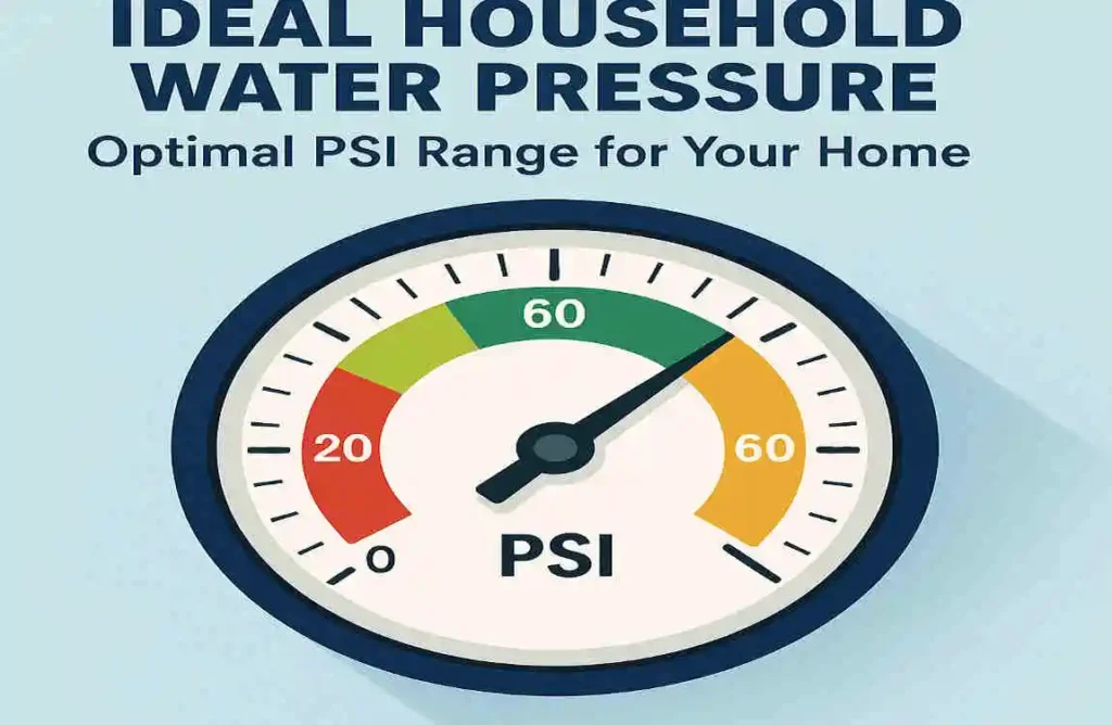 how much water pressure for house