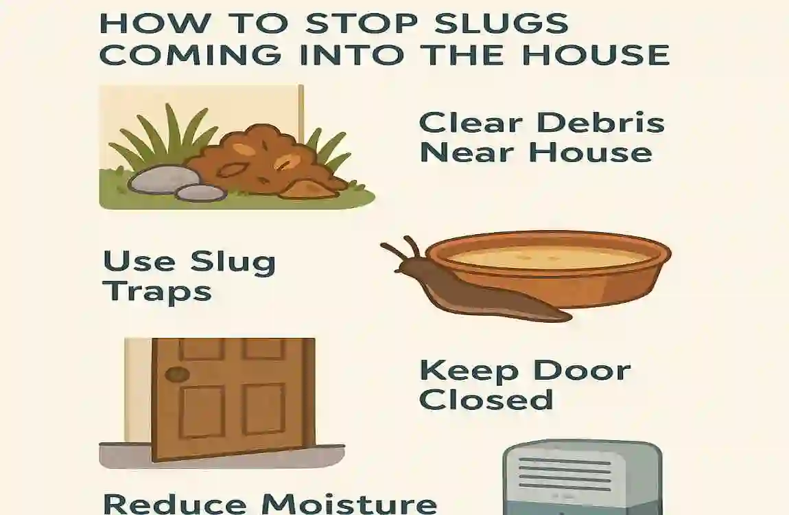 how to stop slugs coming into the house