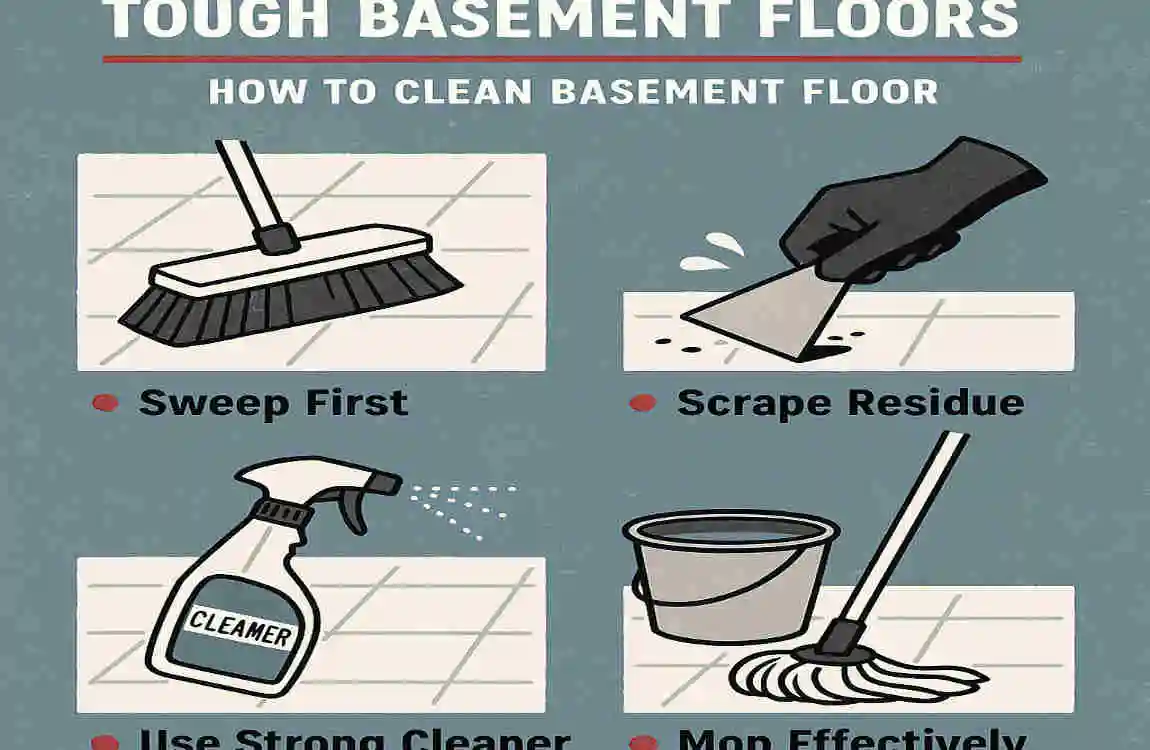 How to Clean Basement Floor