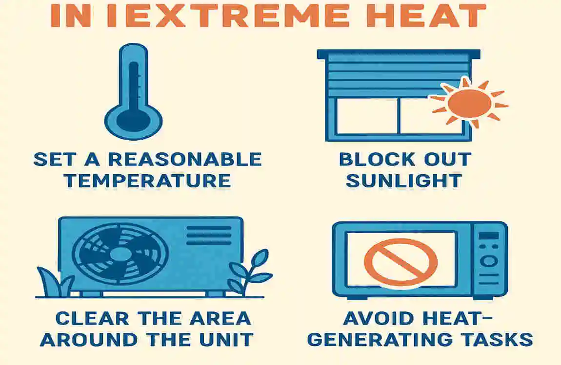 can a heat pump cool a house in 100-degree weather