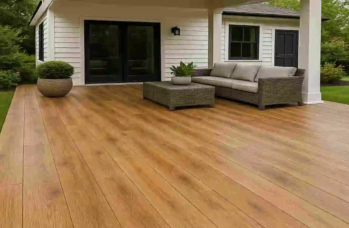 can vinyl plank flooring be used outside