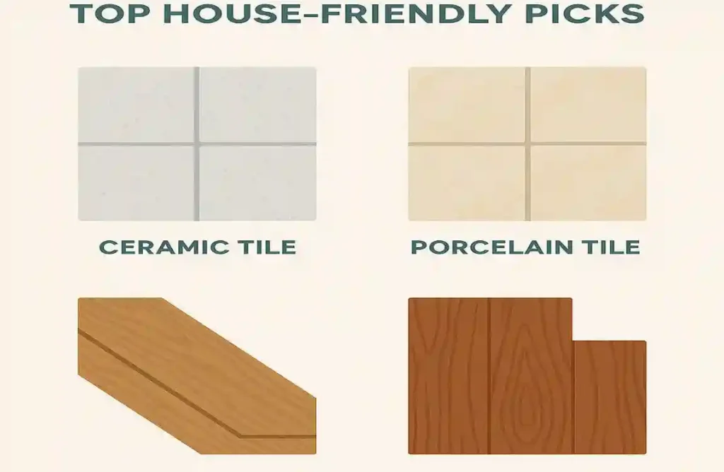 What Type of Floor Is Best in a Bathroom? Top House-Friendly Picks what type of floor is best in a bathroom?
