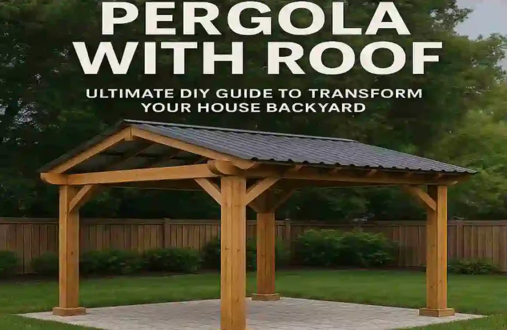 how to build pergola with roof