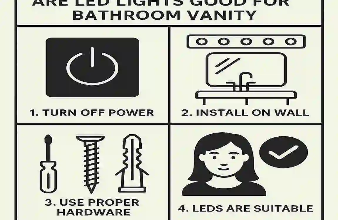 are led lights good for bathroom vanity