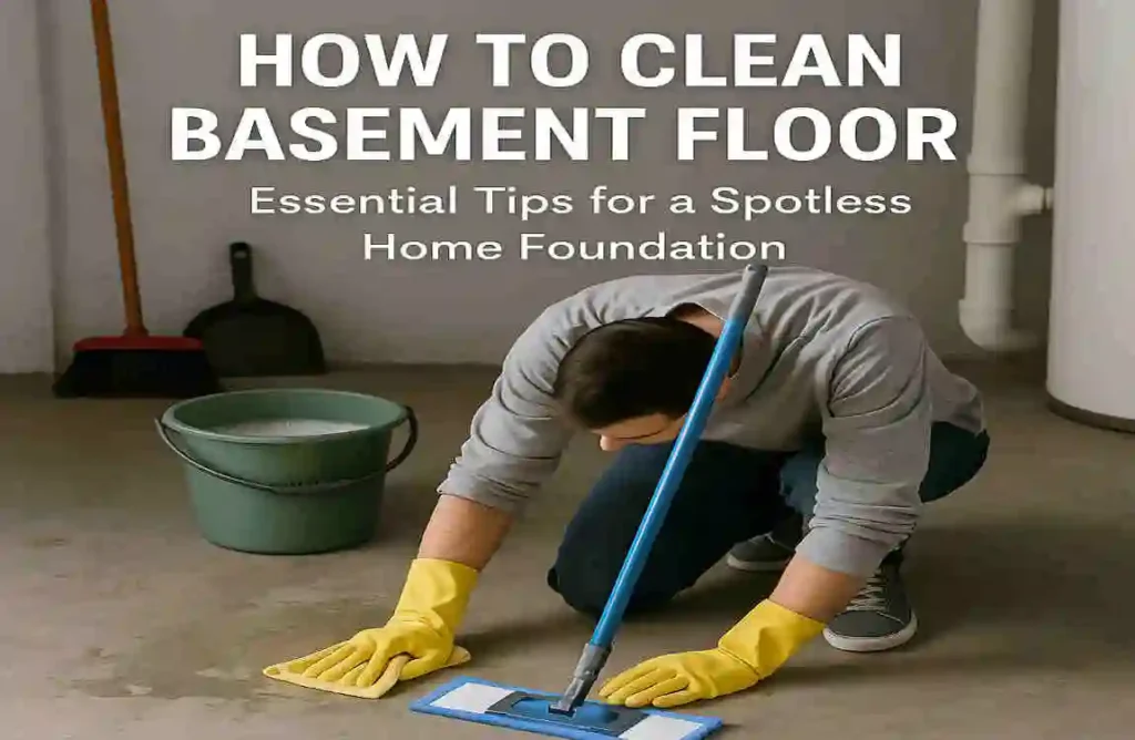 How to Clean Basement Floor