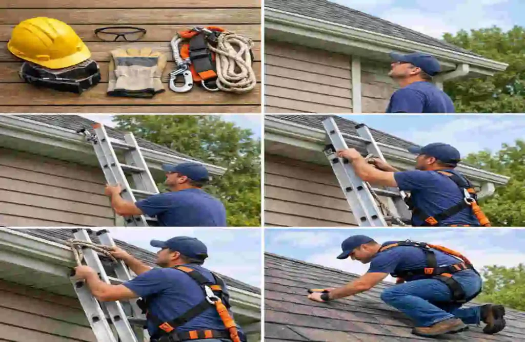 How to Get onto Your Roof Safely: