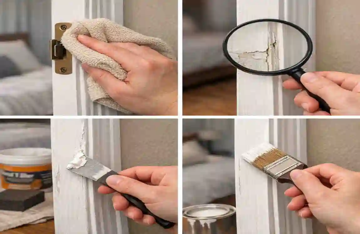 How to Fix Bedroom Door Frame at Home