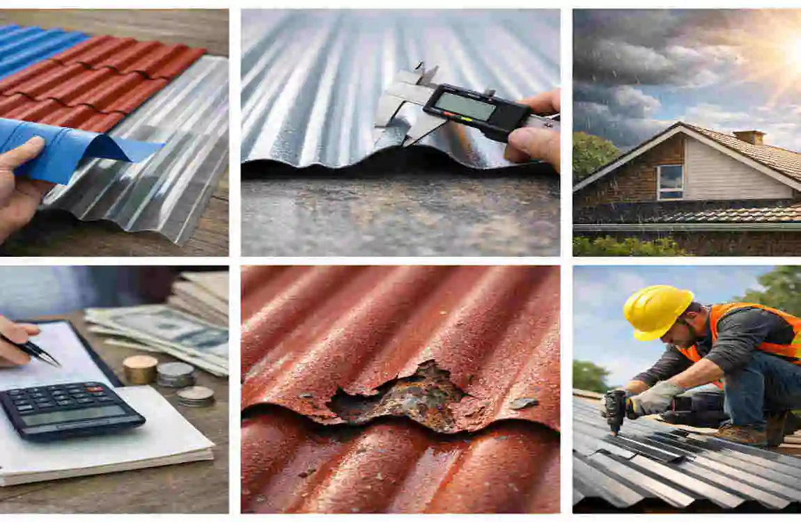 materials used for roofing sheets