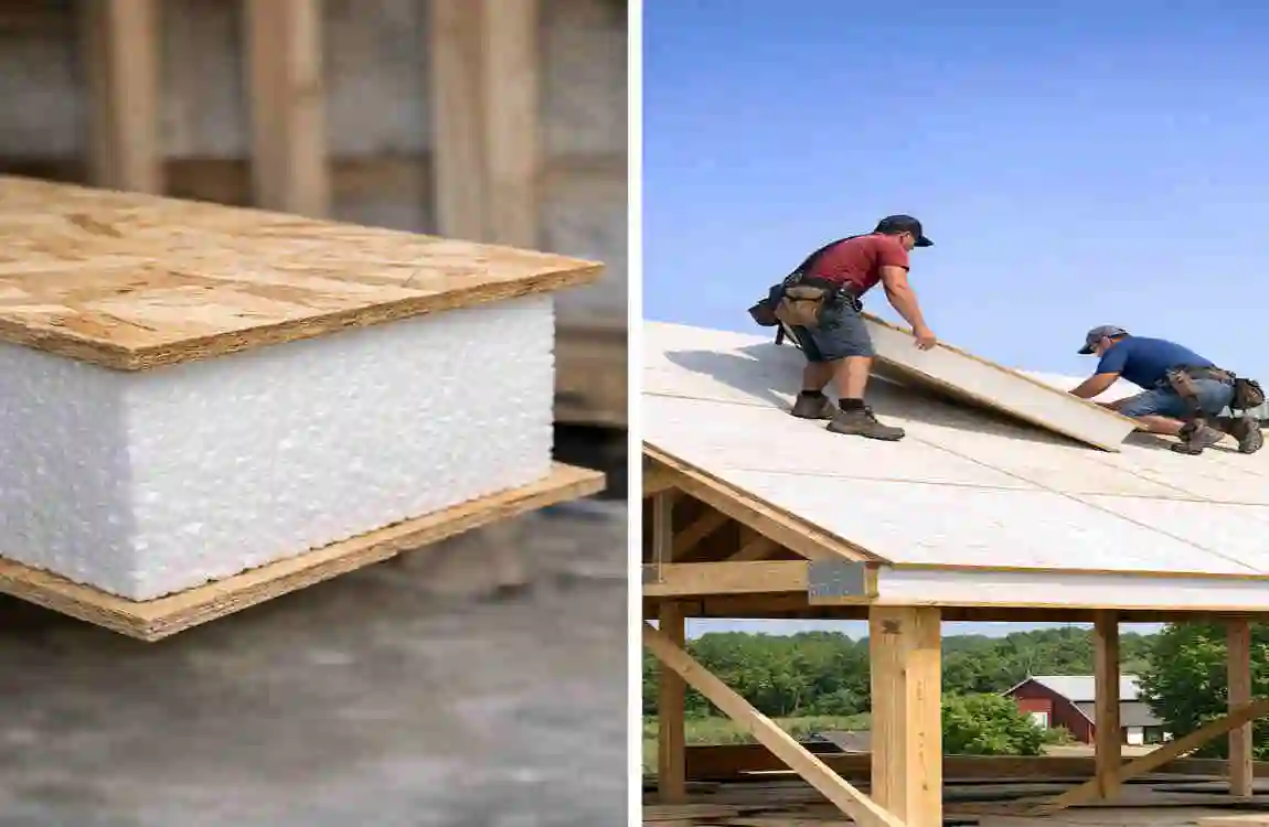 How Far Can a SIP Roof Panel Span in House