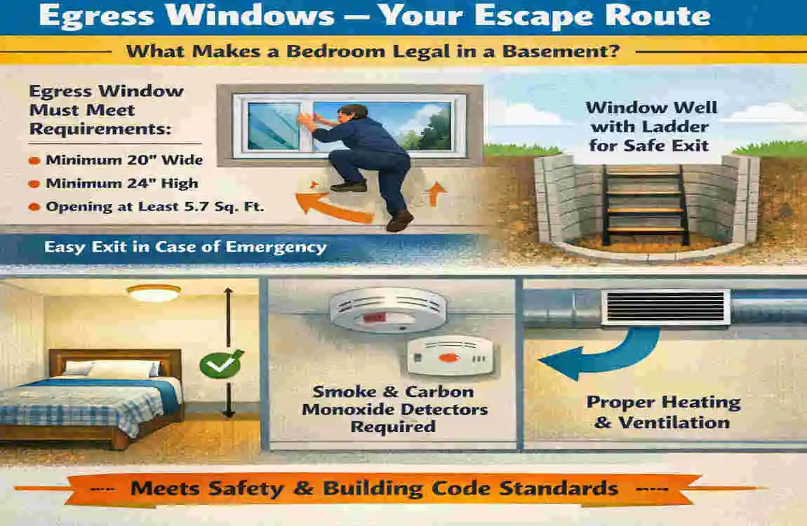 What Makes a Basement Bedroom