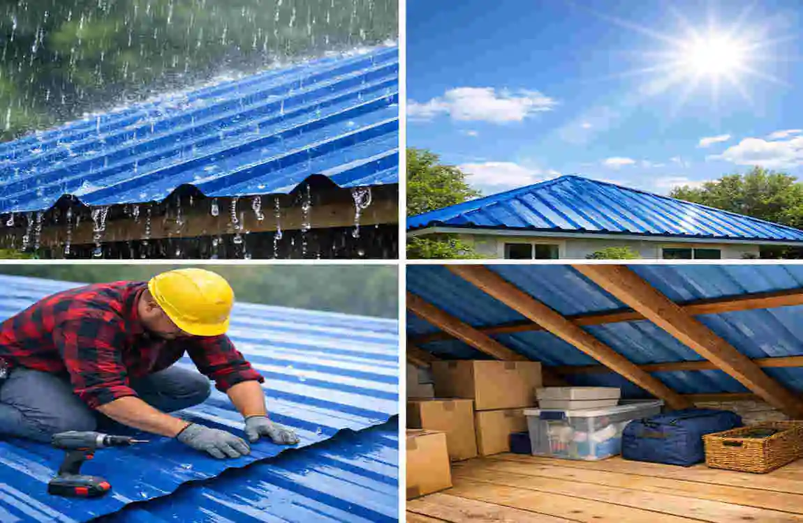 Waterproof Plastic Sheets for Roof