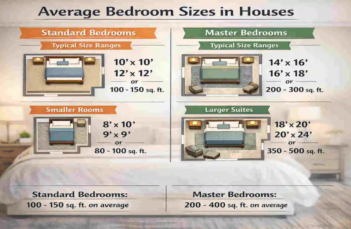 what is a average size bedroom