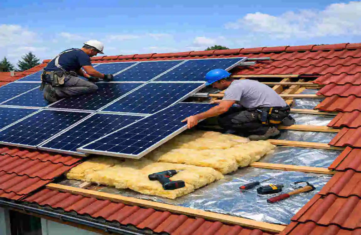 Solar Panel Rooftop Insulation