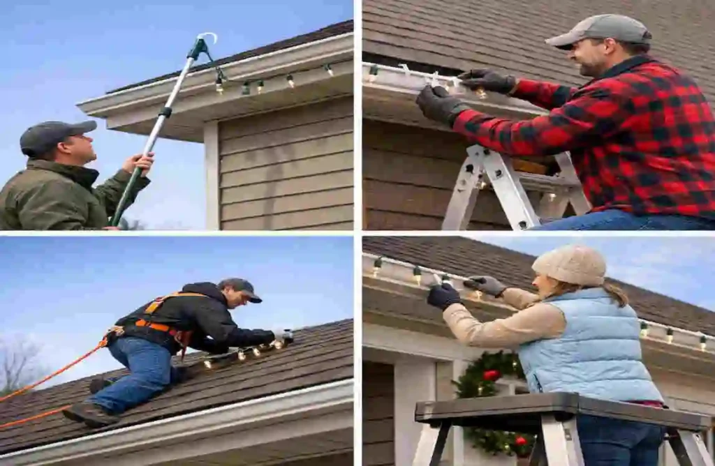 How to Keep Lights Up on Roof