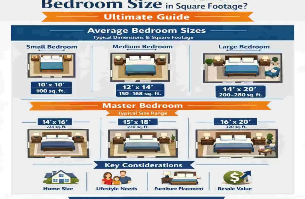 What Is a Standard Bedroom Size in Square Footage? Ultimate House Guide what is a standard bedroom size square footage