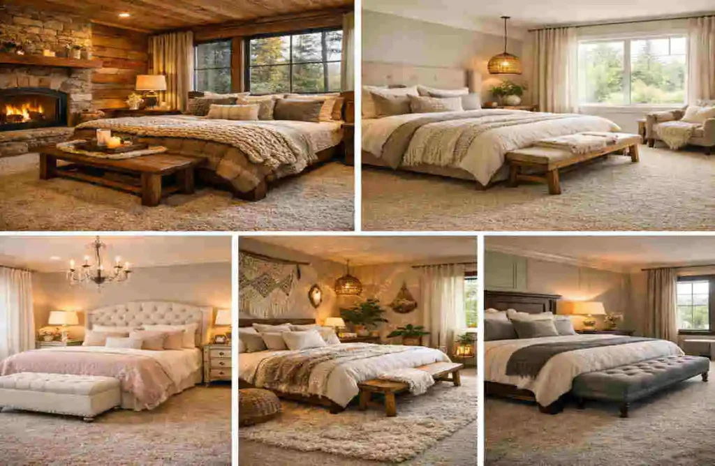 Wall-to-Wall Carpet Bedroom Ideas