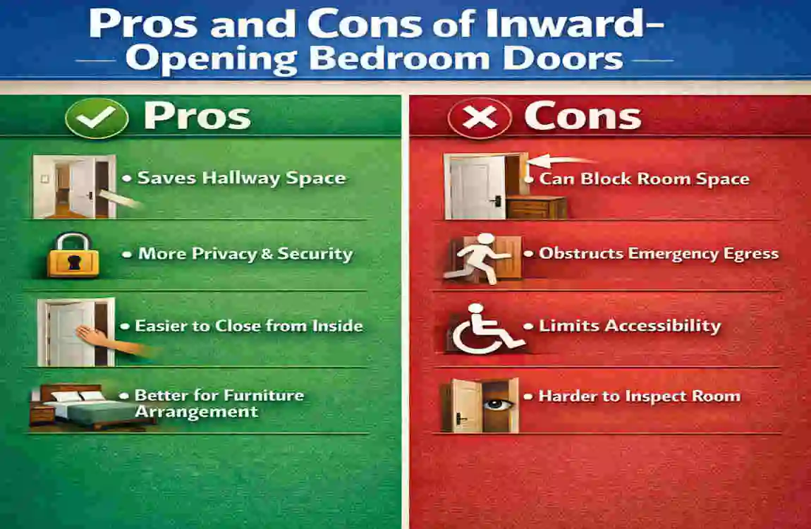 Bedroom Doors: Open In or Out