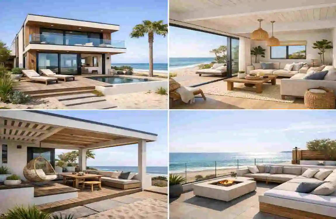 small modern beach home