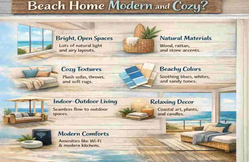 What Makes a Beach Home Modern and Cozy? small modern beach home
