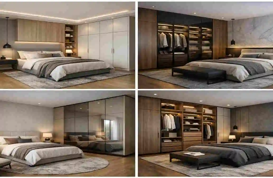 modern bedroom designs with wardrobe