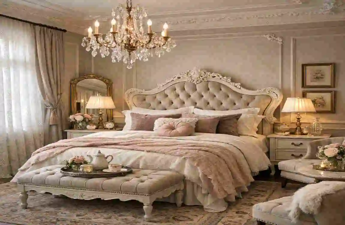 modern victorian style bedroom