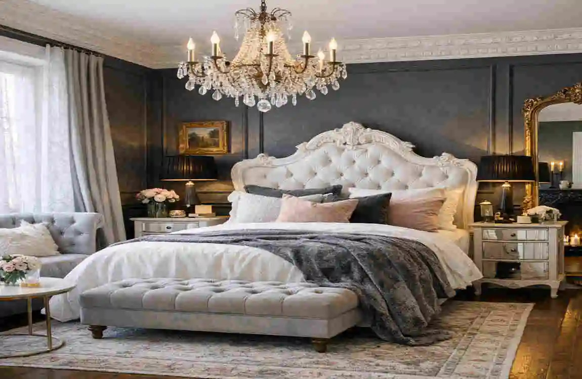 modern victorian style bedroom