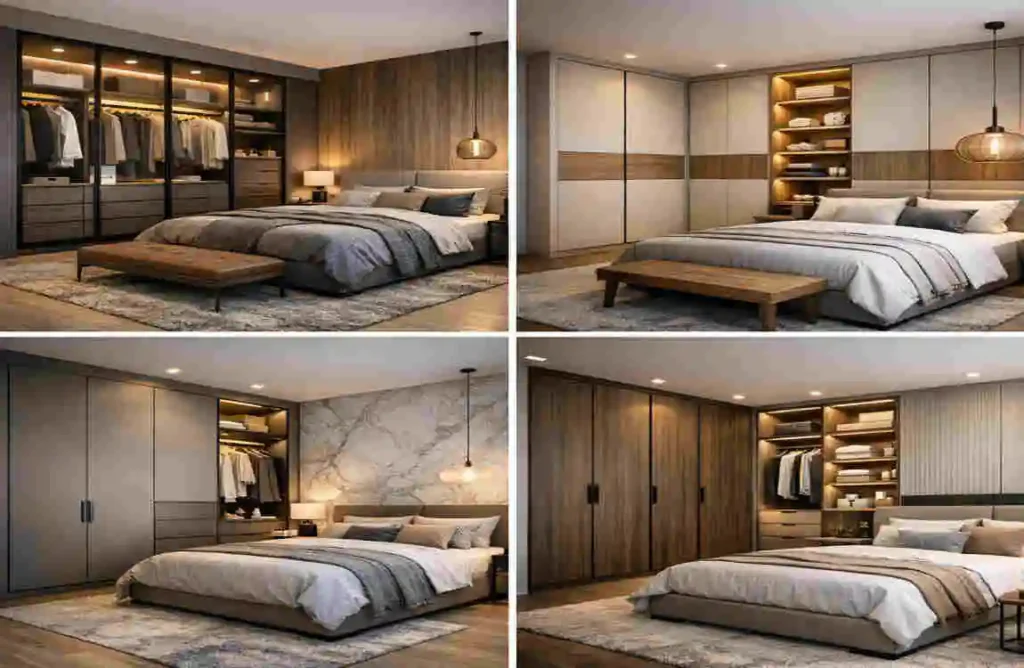 Modern Bedroom Designs with Wardrobe for Stylish Homes modern bedroom designs with wardrobe