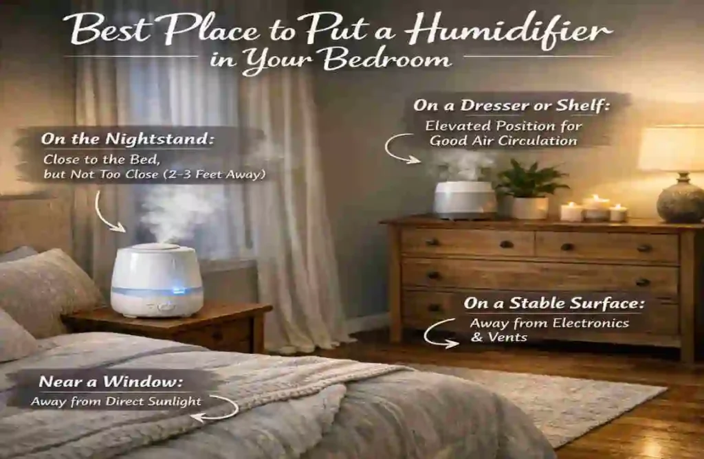 Best Place to Put a Humidifier in Your Bedroom where should i put humidifier in bedroom