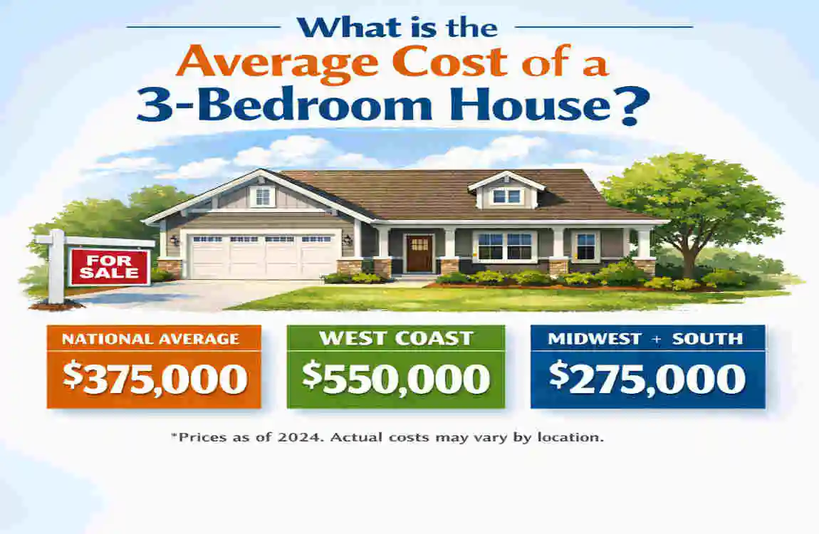 how much did a 3 bedroom house cost