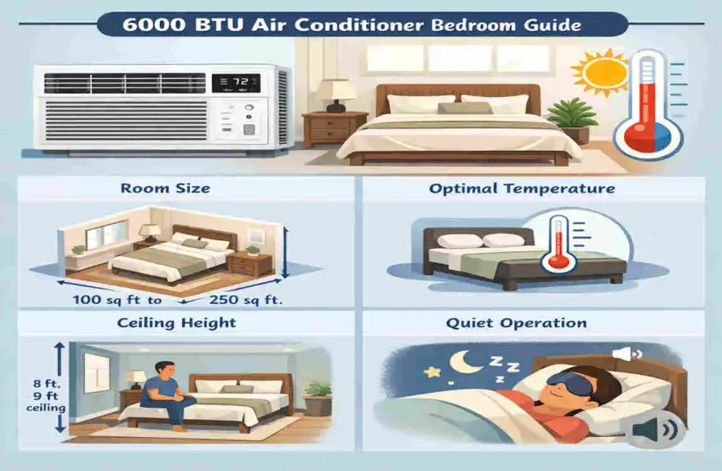 is 6000 btu enough for a bedroom