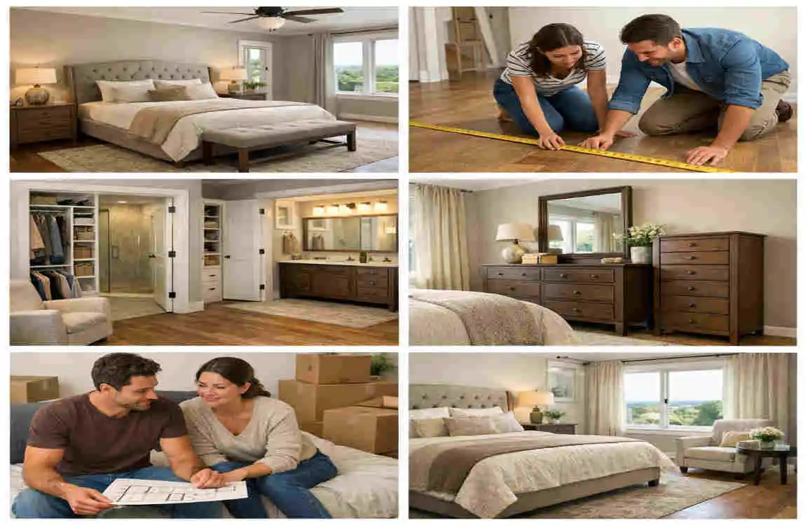 how big are master bedrooms