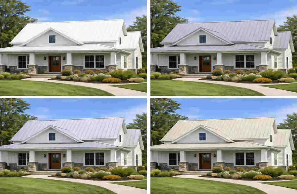 what color metal roof for cool