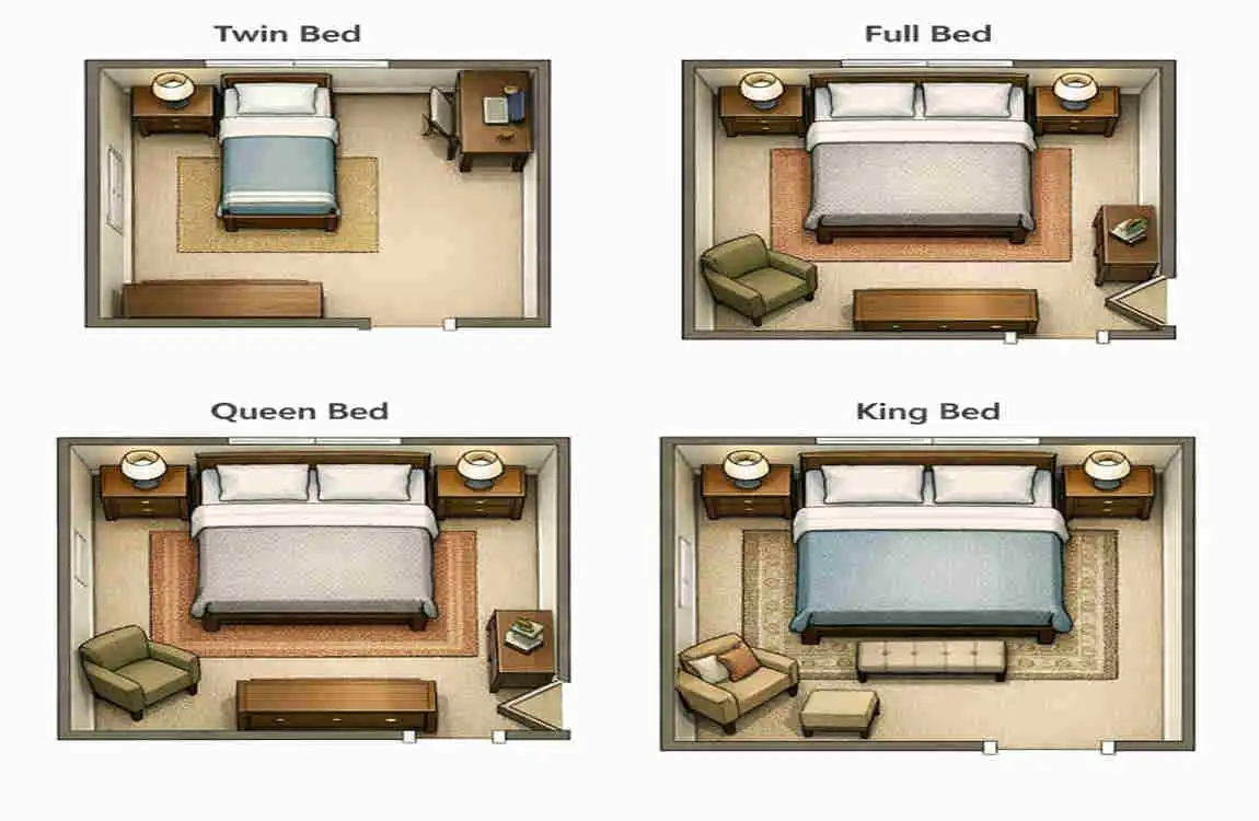 what is the standard size for a bedroom