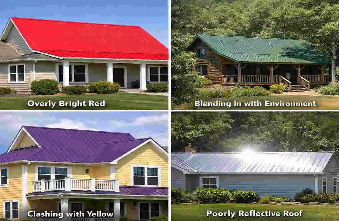 what color metal roof for cool