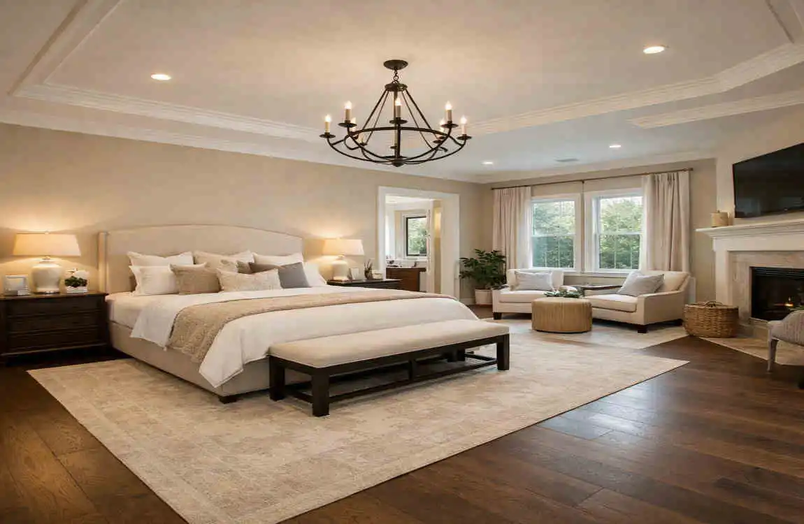 master bedroom square footage