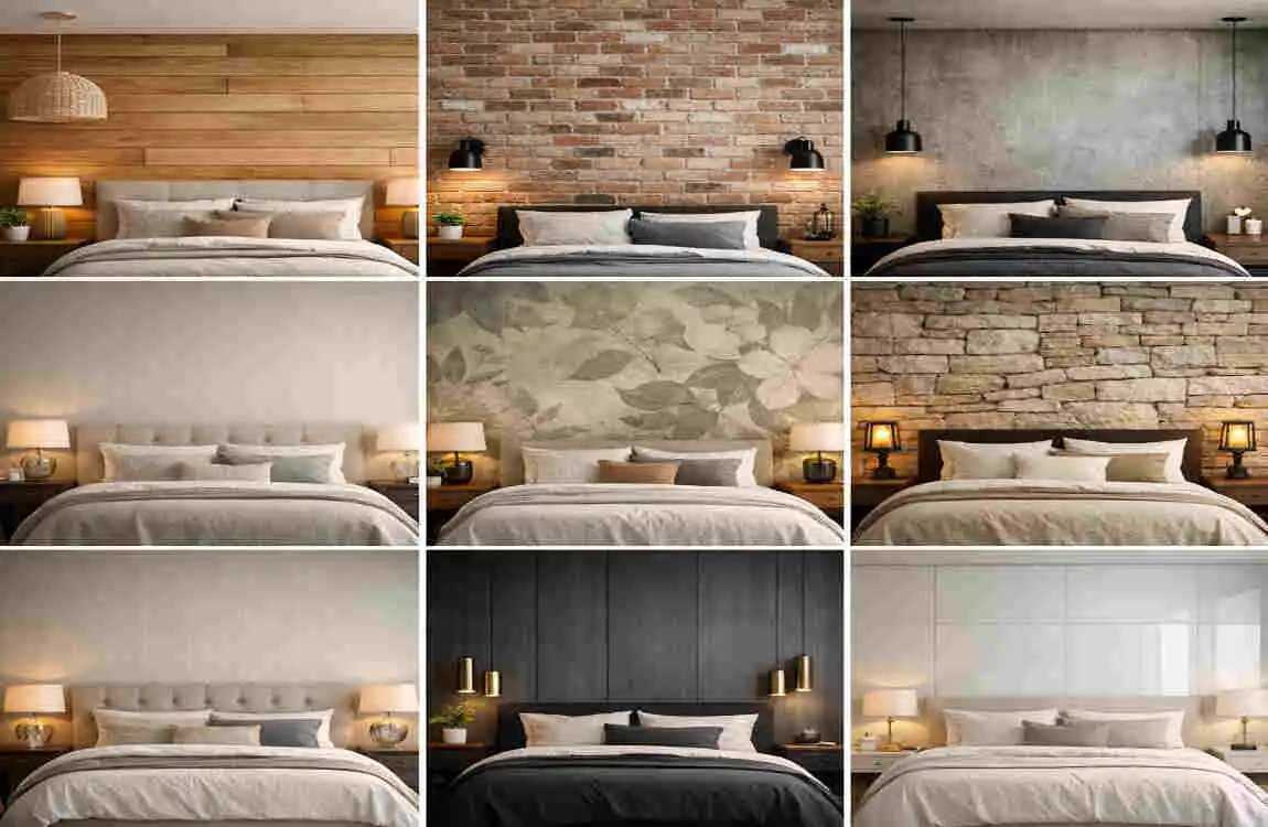 what are bedroom walls made of