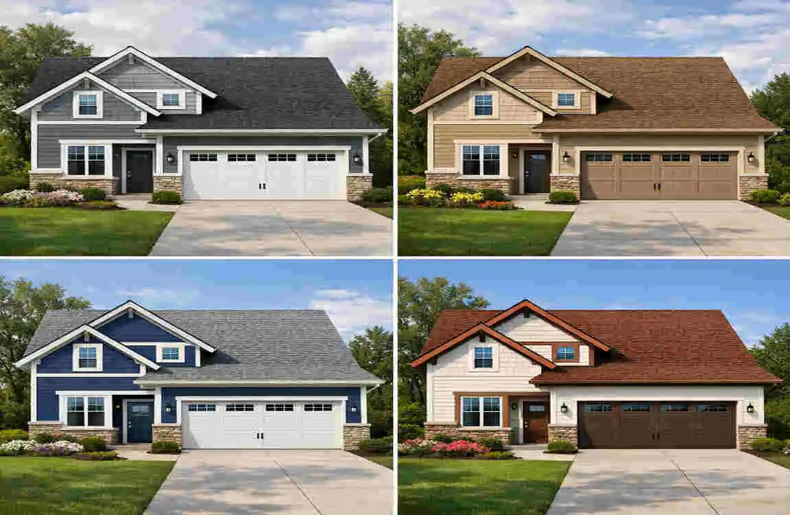 house and roof color combinations