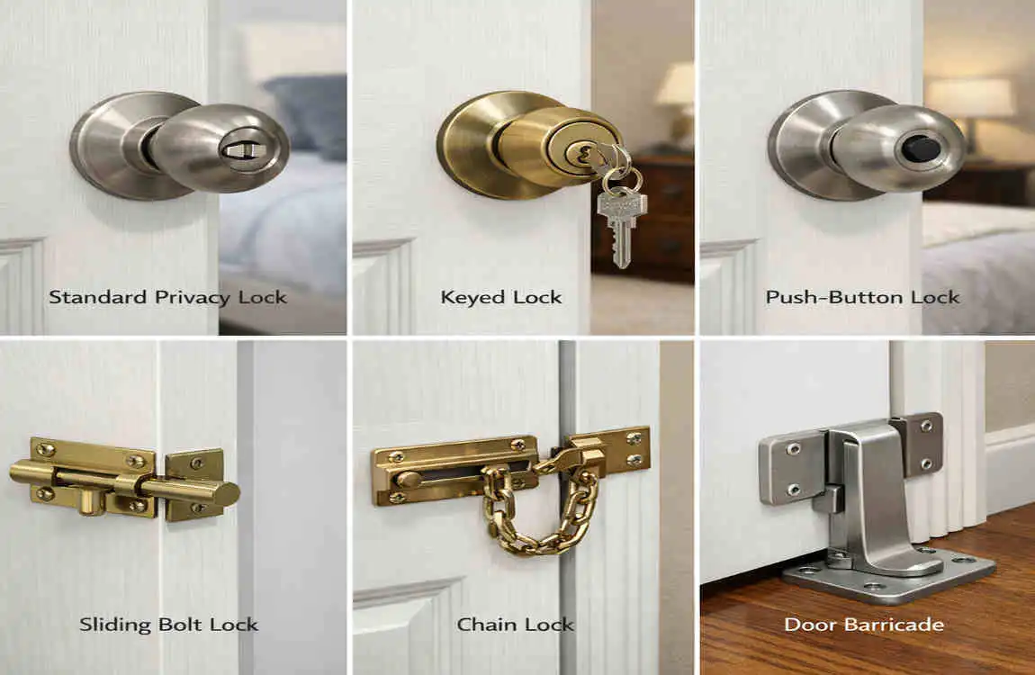 how to unlock a bedroom door from the outside
