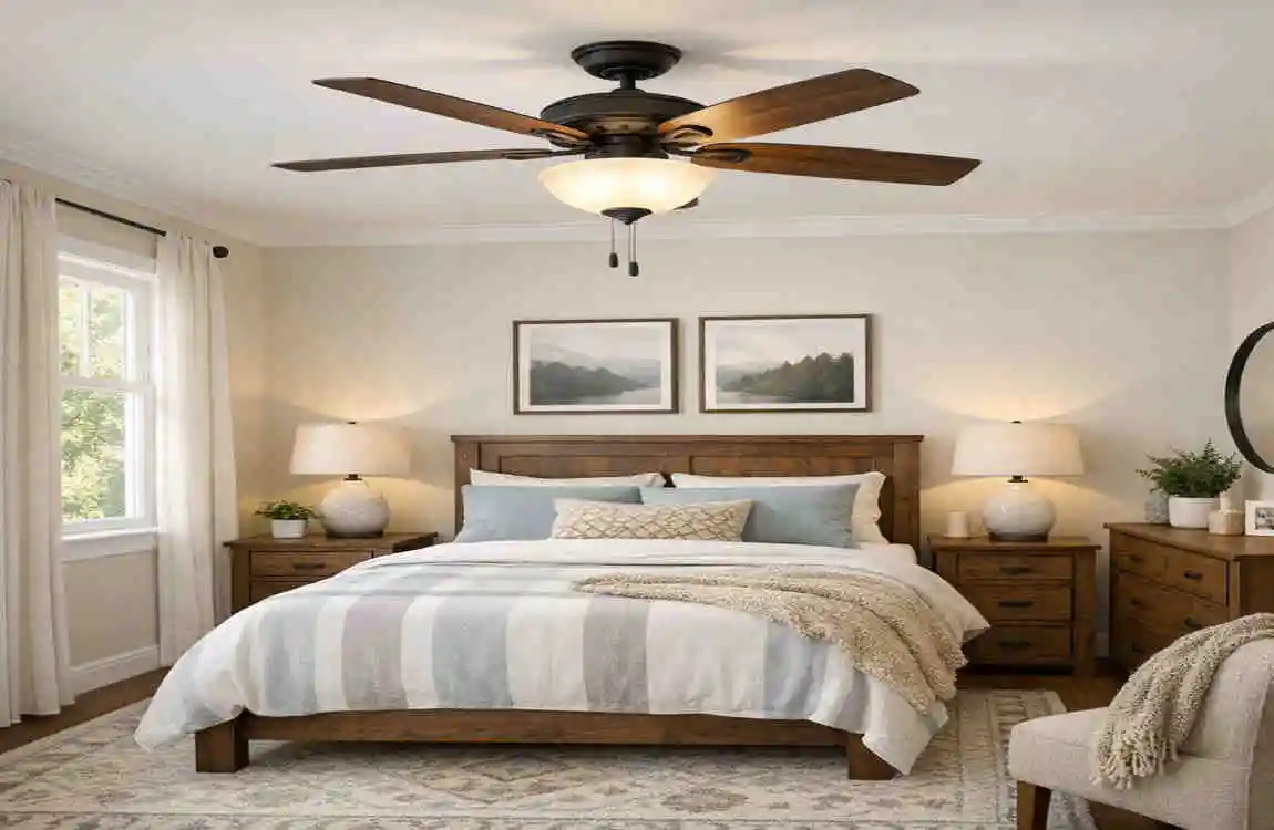 is 52 inch ceiling fan good for bedroom