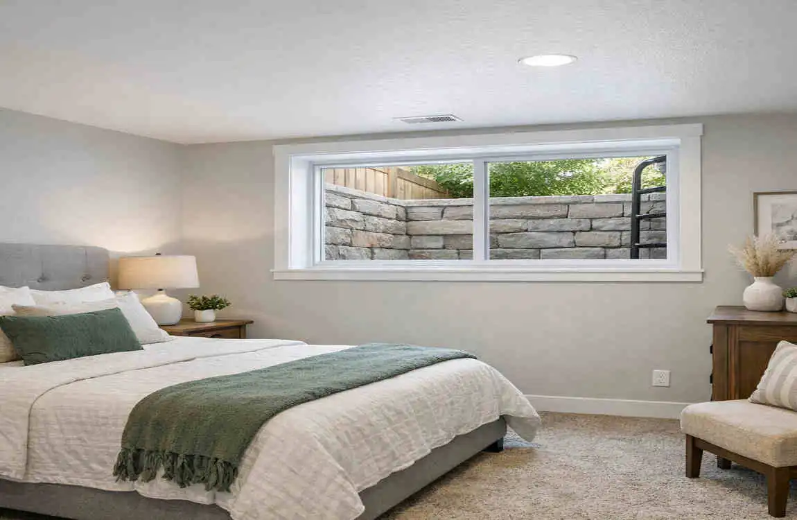 what size should a basement bedroom window be