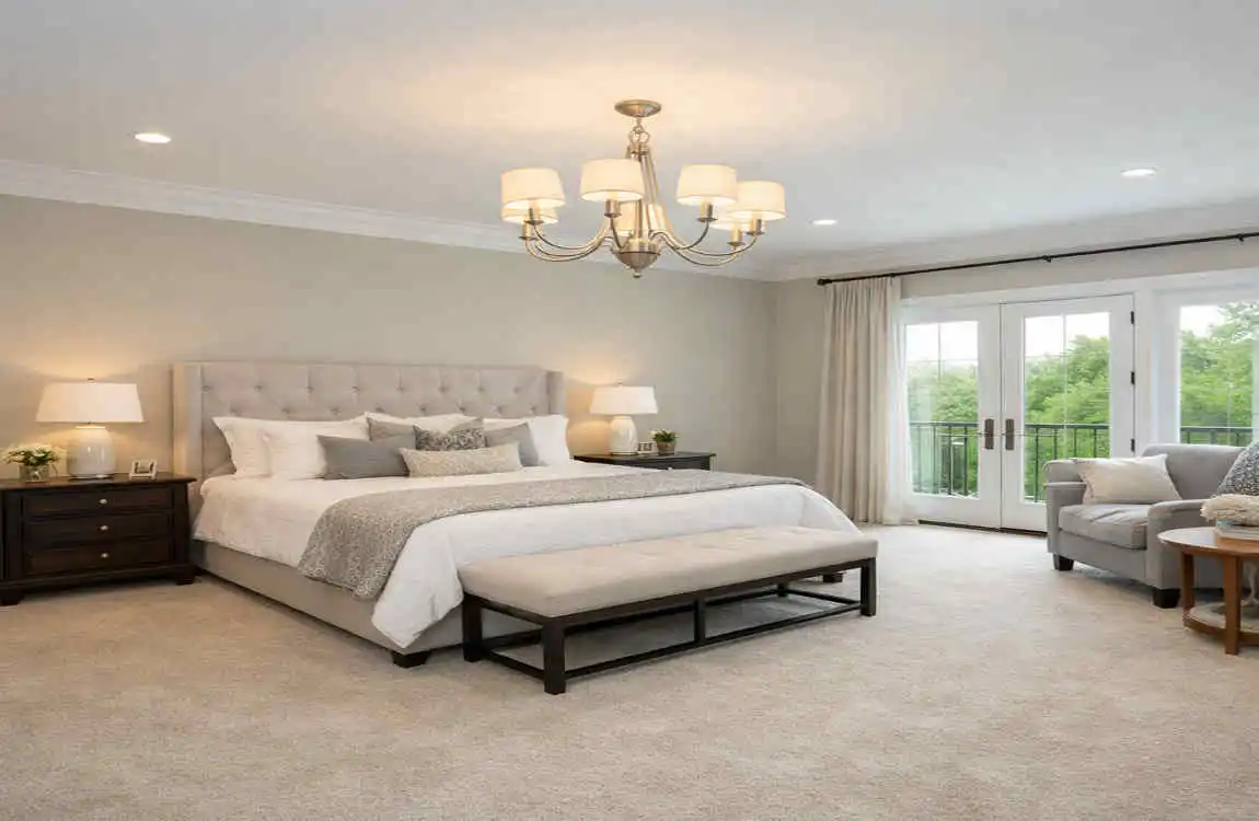 how big are master bedrooms