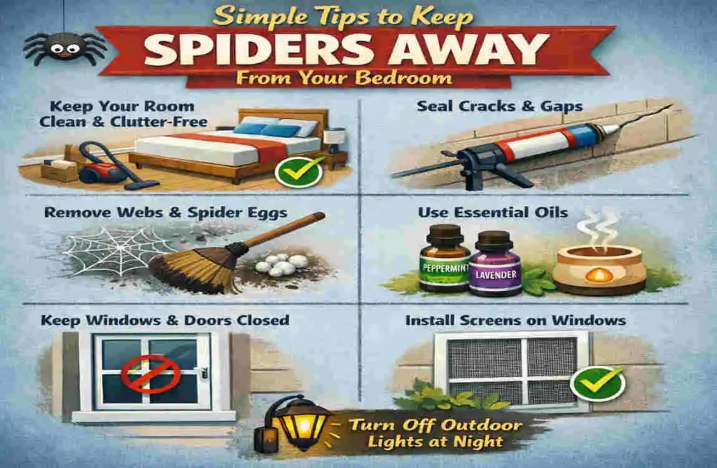 Simple Tips to Keep Spiders Away From Your Bedroom how to keep spiders out of your bedroom