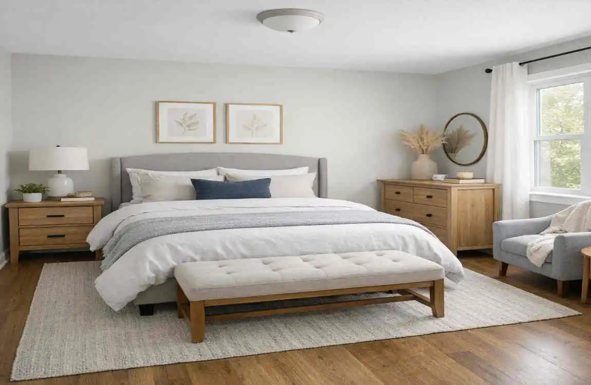 what is the average size bedroom in a house