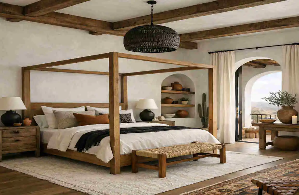 modern spanish bedroom design