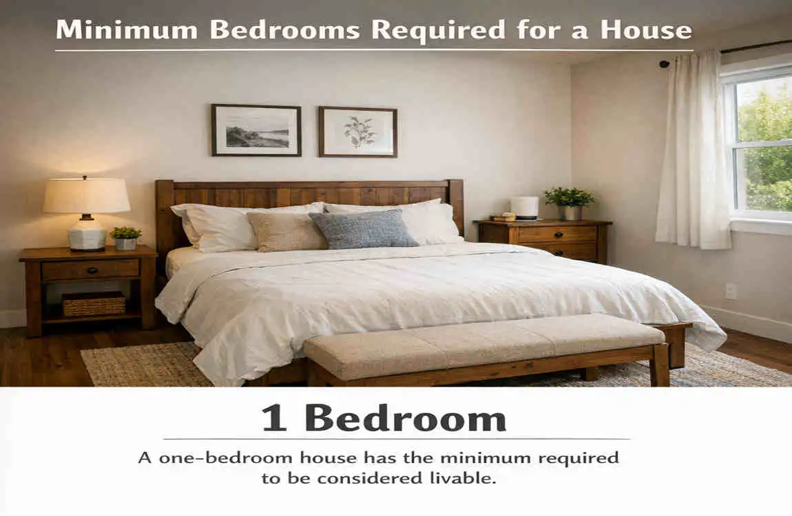 how many bedrooms is considered a house