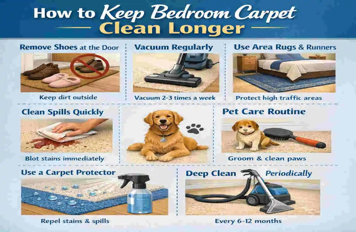 How to Clean Bedroom Carpet:
