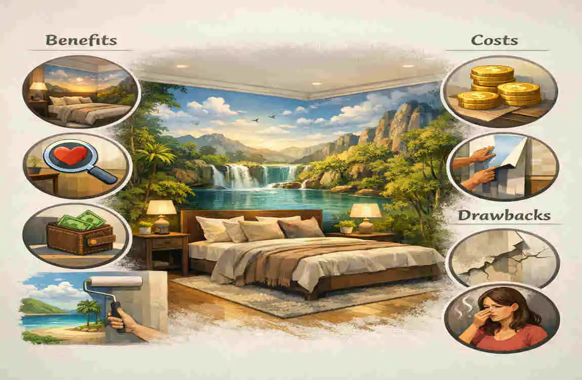 latest 3d wallpaper design for bedroom