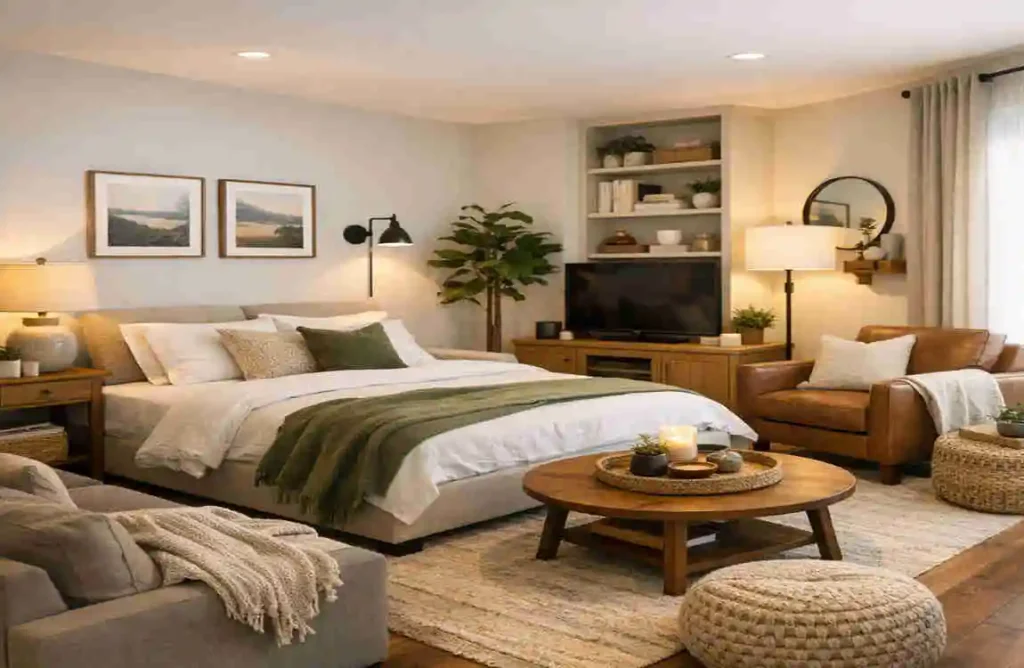 Den Bedroom Setup Ideas for Comfortable Living Room what to use den of bedroom for