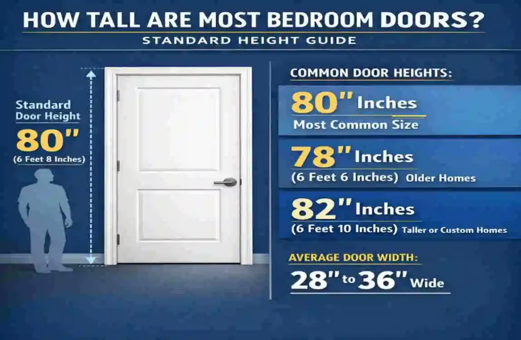 How Tall Are Most Bedroom Doors? Standard Height Guide how tall are most bedroom doors